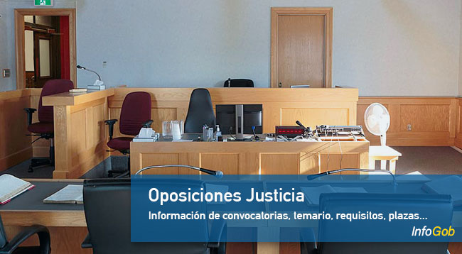 Oposiciones Justicia: convocatorias