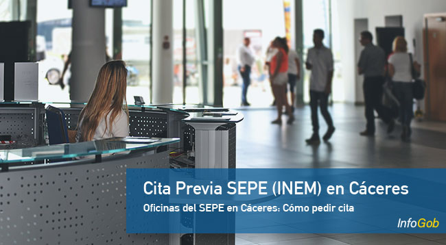 Cita Previa en oficinas del SEPE en Cáceres