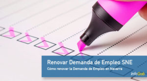 Renovar la Demanda de Empleo en Navarra