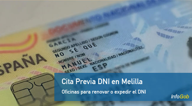 Pedir cita previa para el DNI en Melilla