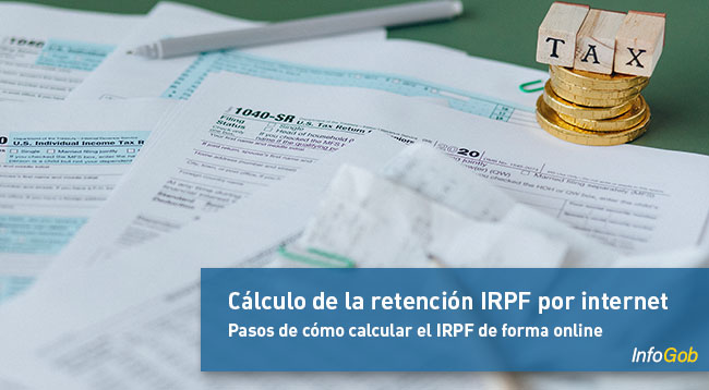 Cálculo la retención por IRPF por trabajo online