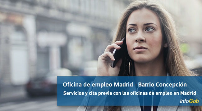 Cita previa en la oficina de empleo de Madrid - Barrio Concepción