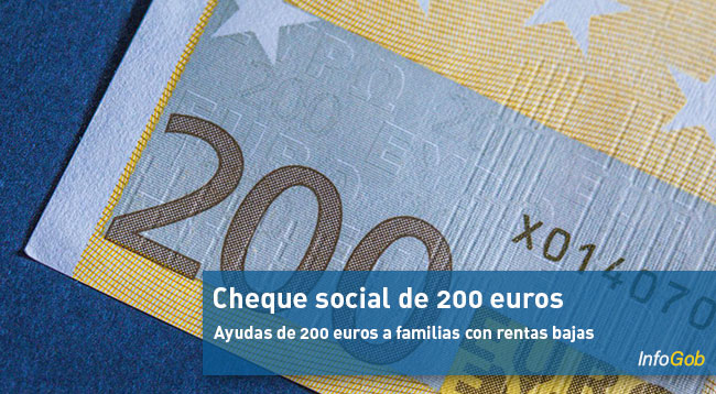 Ayuda de 200 euros para familias con rentas bajas