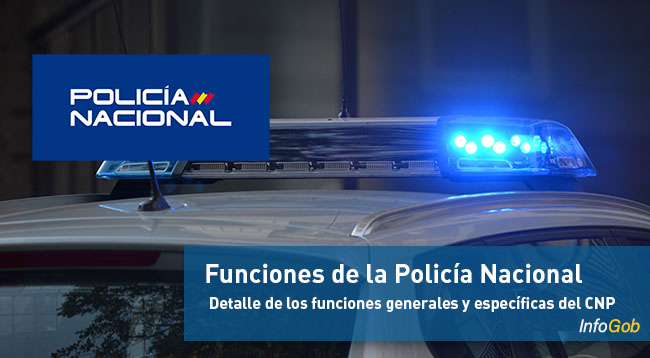 Funciones de la Policía Nacional