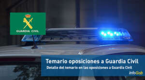 Temario en las oposiciones a Guardia Civil