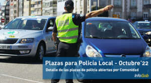 Plazas policía local Octubre 2022