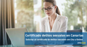 Certificado de delitos sexuales en Canarias