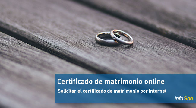 Solicitar el certificado de matrimonio online